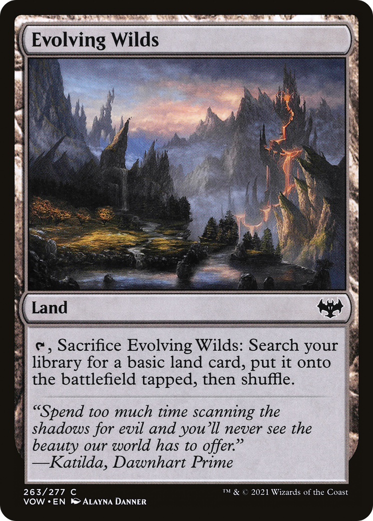 Evolving Wilds (VOW-263) [Innistrad: Crimson Vow]
