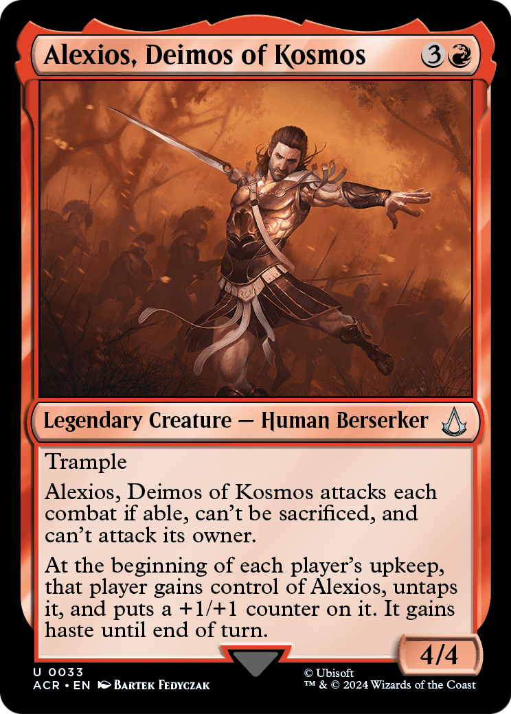 Alexios, Deimos of Kosmos (ACR-033) [Assassin's Creed] Foil