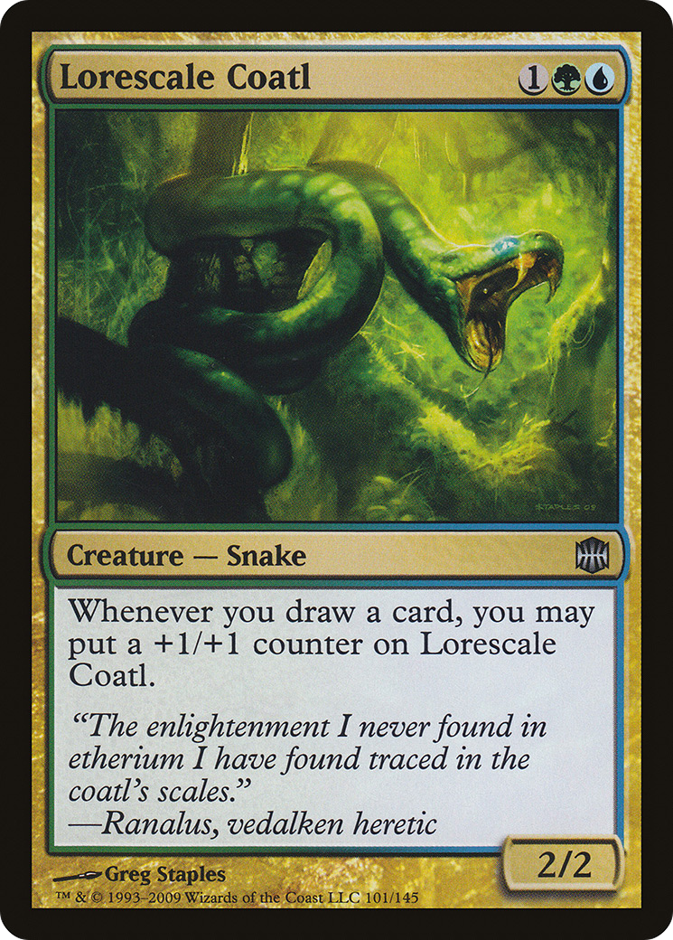 Lorescale Coatl (ARB-101) [Alara Reborn] Foil