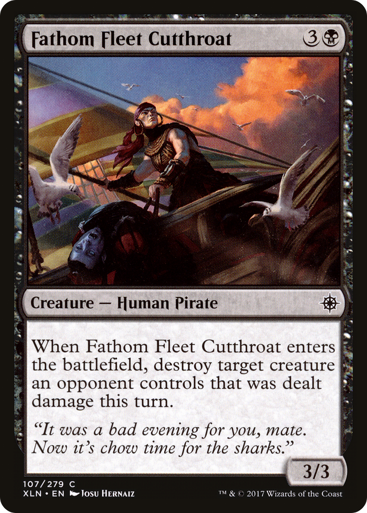 Fathom Fleet Cutthroat (XLN-107) [Ixalan]