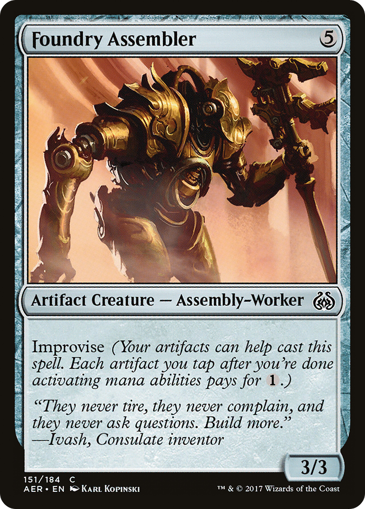 Foundry Assembler (AER-151) [Aether Revolt]