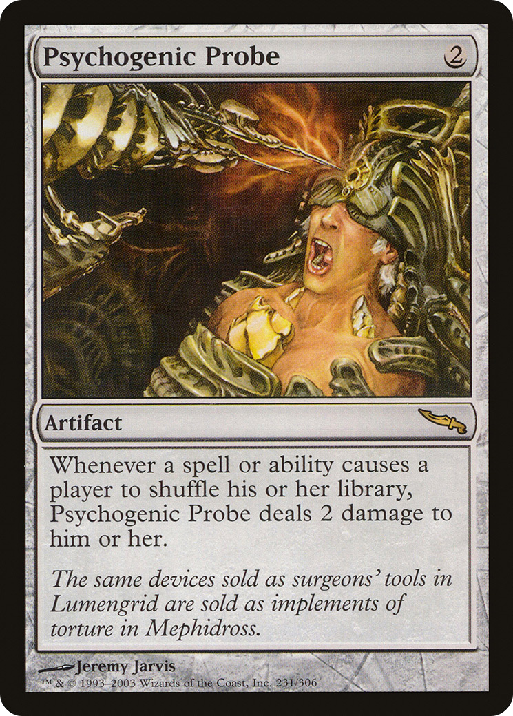 Psychogenic Probe (MRD-231) [Mirrodin] Foil
