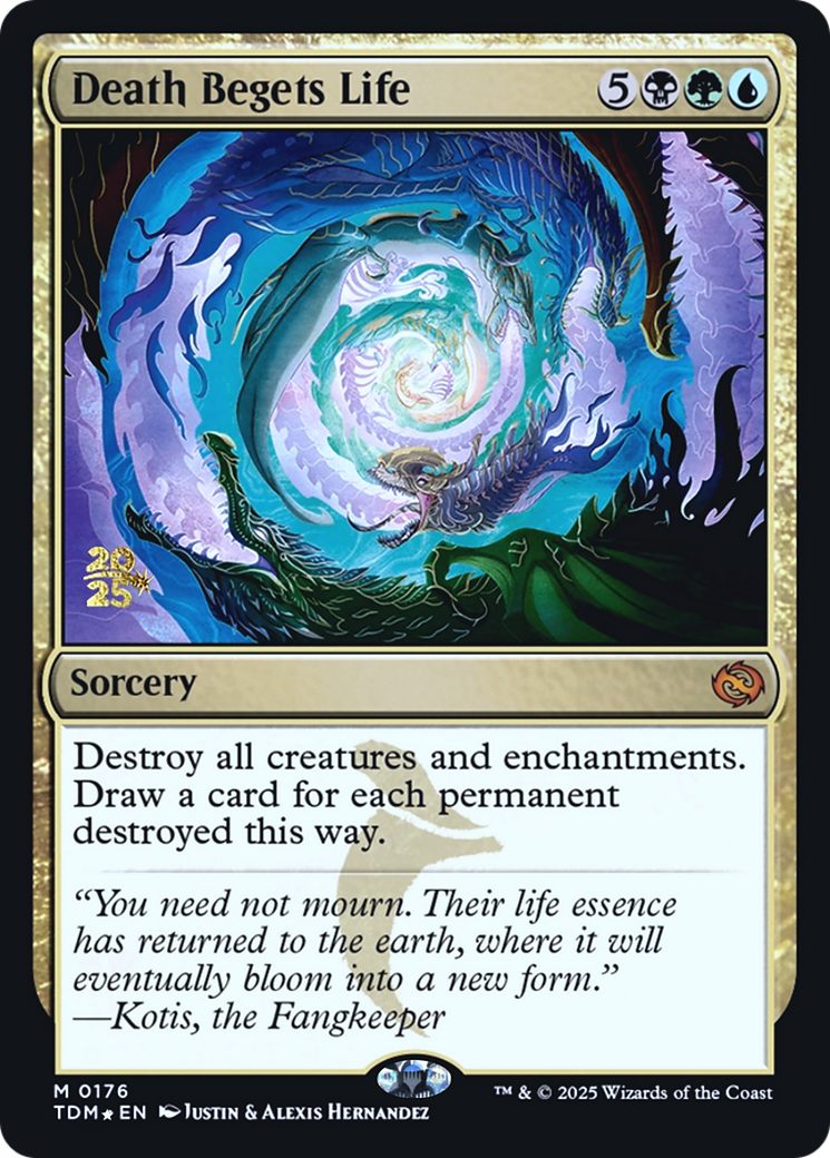 Death Begets Life (PRE-176) [Prerelease Cards] Foil