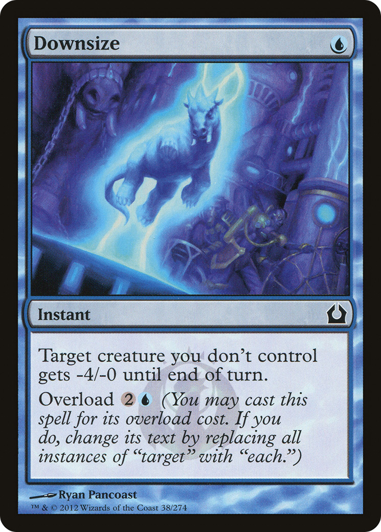 Downsize (RTR-038) [Return to Ravnica] Foil