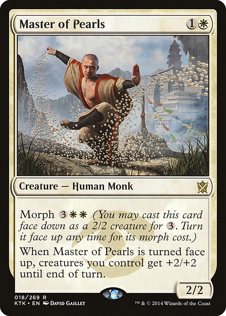 Master of Pearls (KTK-018) [Khans of Tarkir] Foil