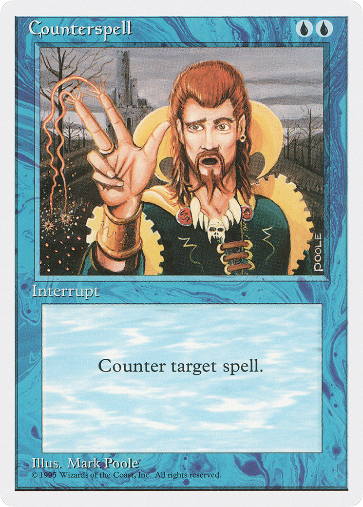 Counterspell (4ED-065) [Fourth Edition]