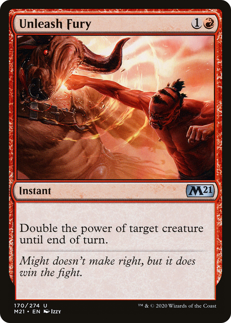 Unleash Fury (M21-170) [Core Set 2021] Foil