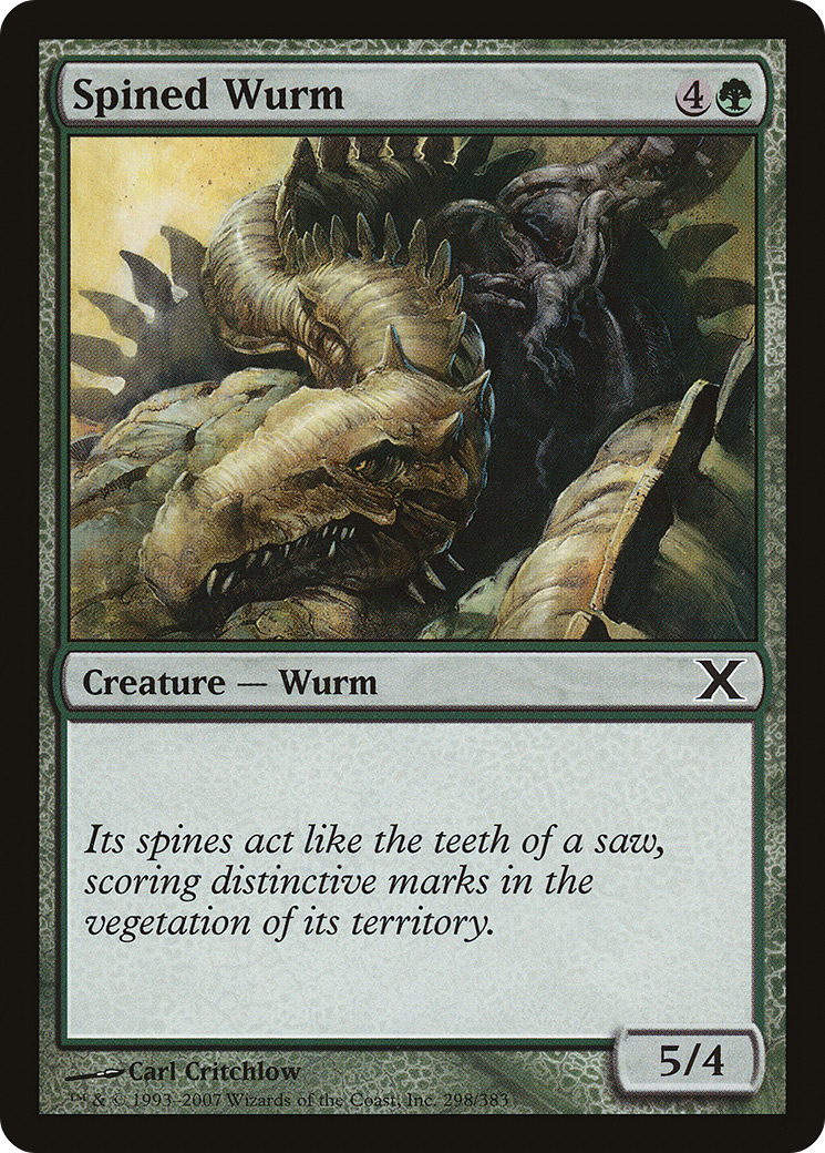 Spined Wurm (10E-298) [Tenth Edition]