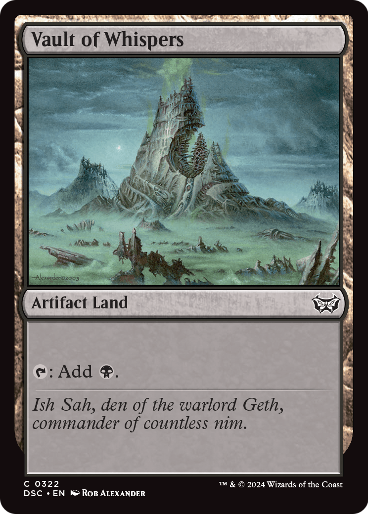 Vault of Whispers (DSC-322) [Duskmourn: House of Horror Commander]