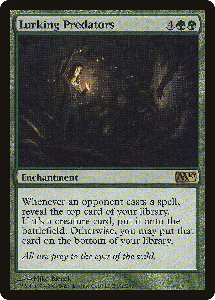 Lurking Predators (M10-190) [Magic 2010]