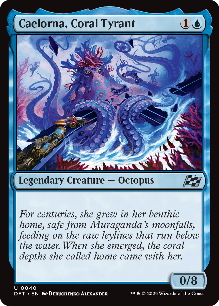 Caelorna, Coral Tyrant (DFT-040) [Aetherdrift] Foil