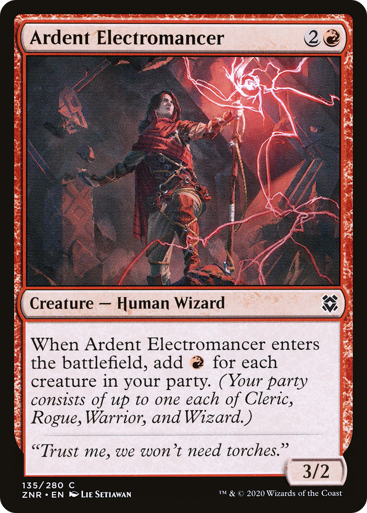 Ardent Electromancer (ZNR-135) [Zendikar Rising]