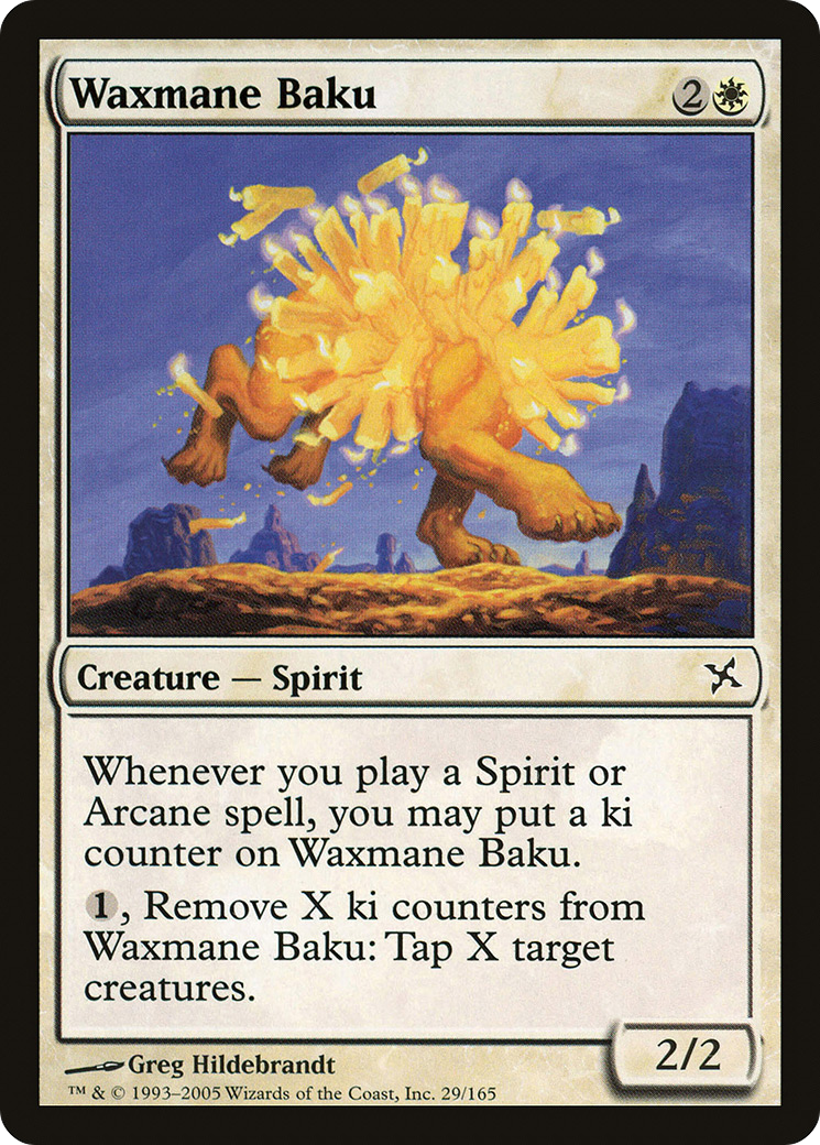 Waxmane Baku (BOK-029) [Betrayers of Kamigawa] Foil