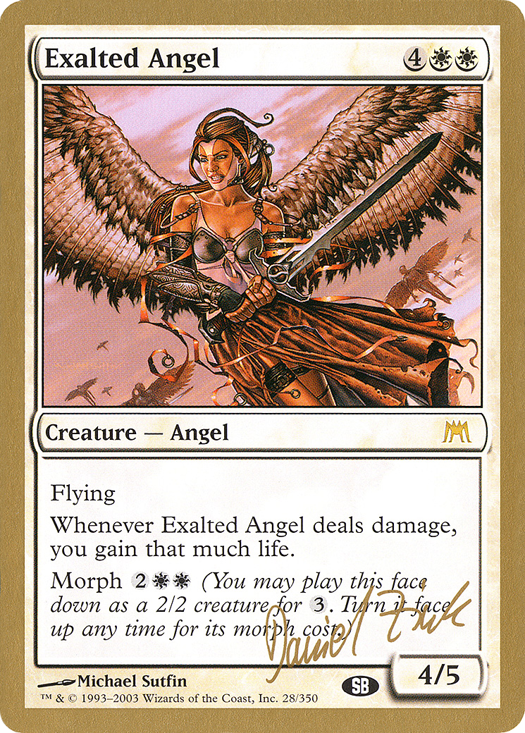 Exalted Angel - 2003 Daniel Zink (ONS) (SB) [World Championship Decks 2003]