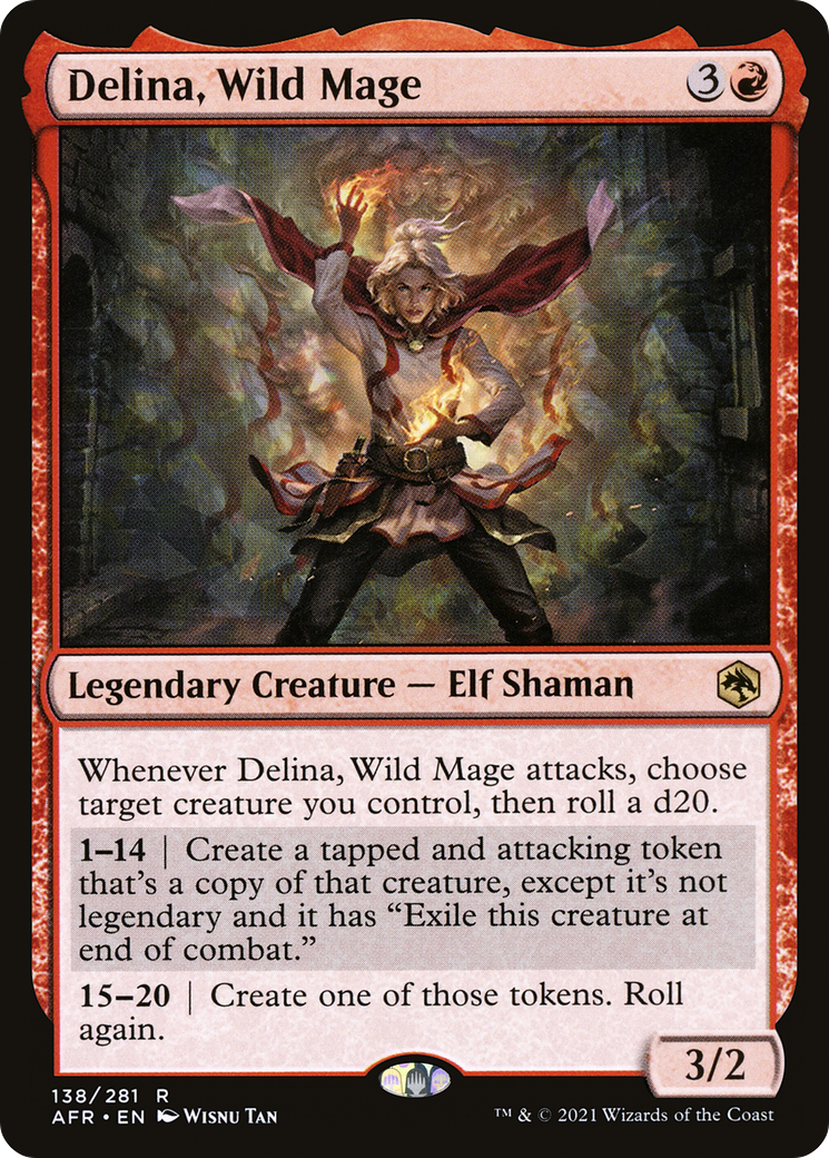 Delina, Wild Mage (AFR-138) [Adventures in the Forgotten Realms]
