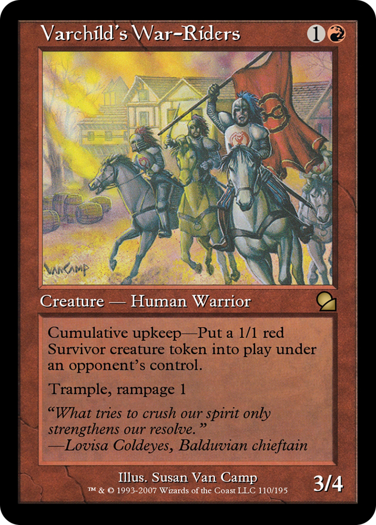 Varchild's War-Riders (ME1-110) [Masters Edition] Foil