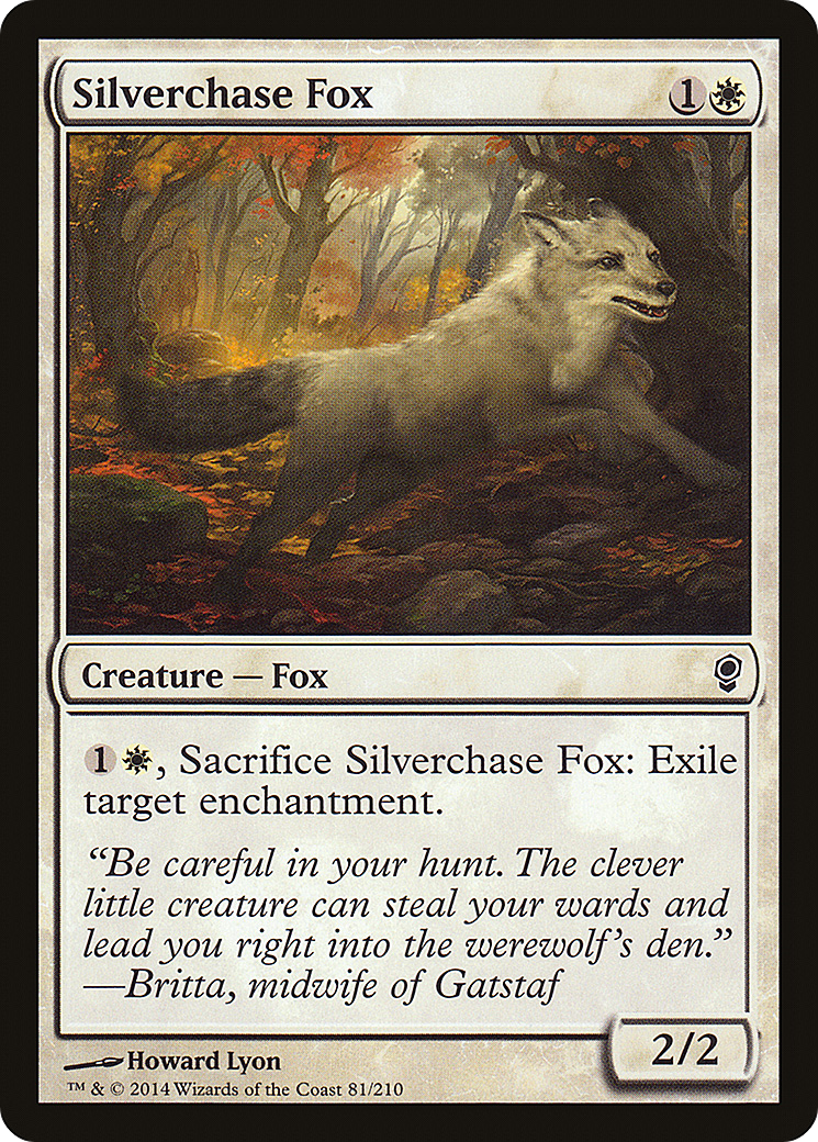 Silverchase Fox (CNS-081) [Conspiracy] Foil