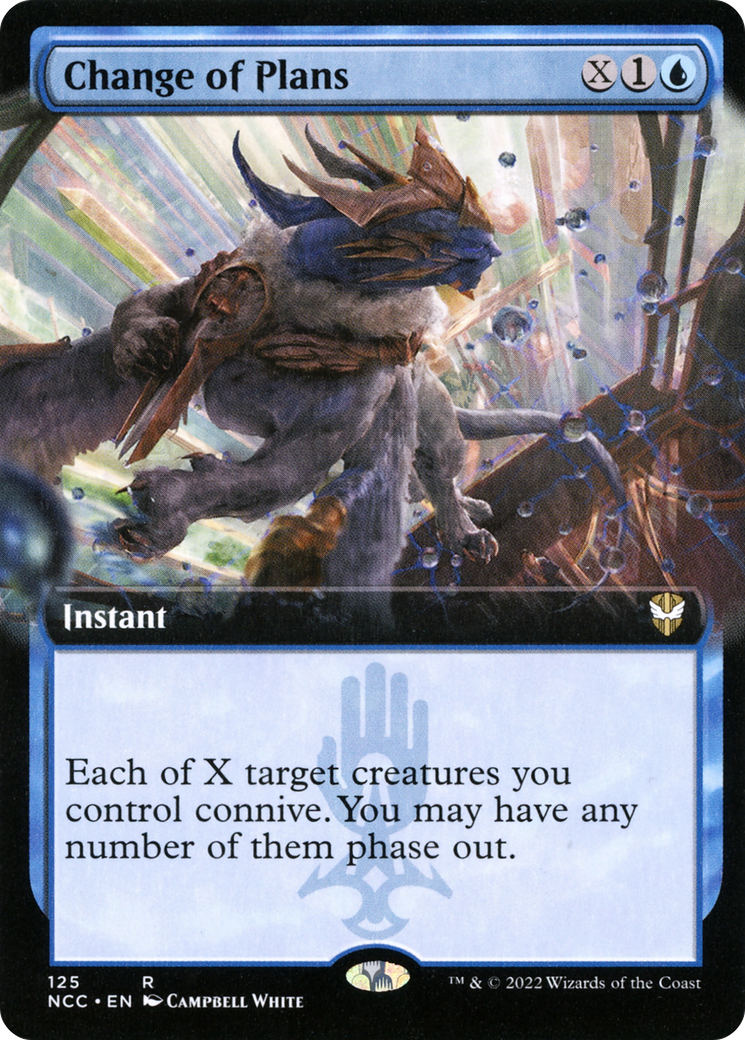 Change of Plans (Extended Art) (NCC-125) [New Capenna Commander]