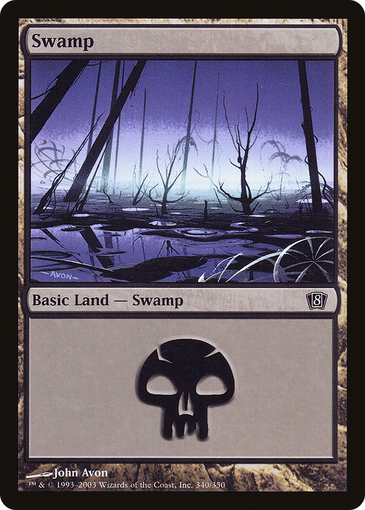 Swamp (8ED-340) [8th Edition]