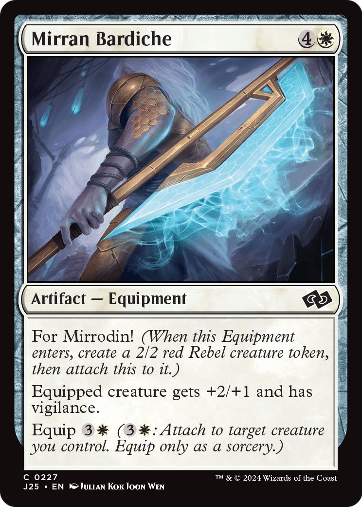 Mirran Bardiche (J25-227) [Foundations Jumpstart]