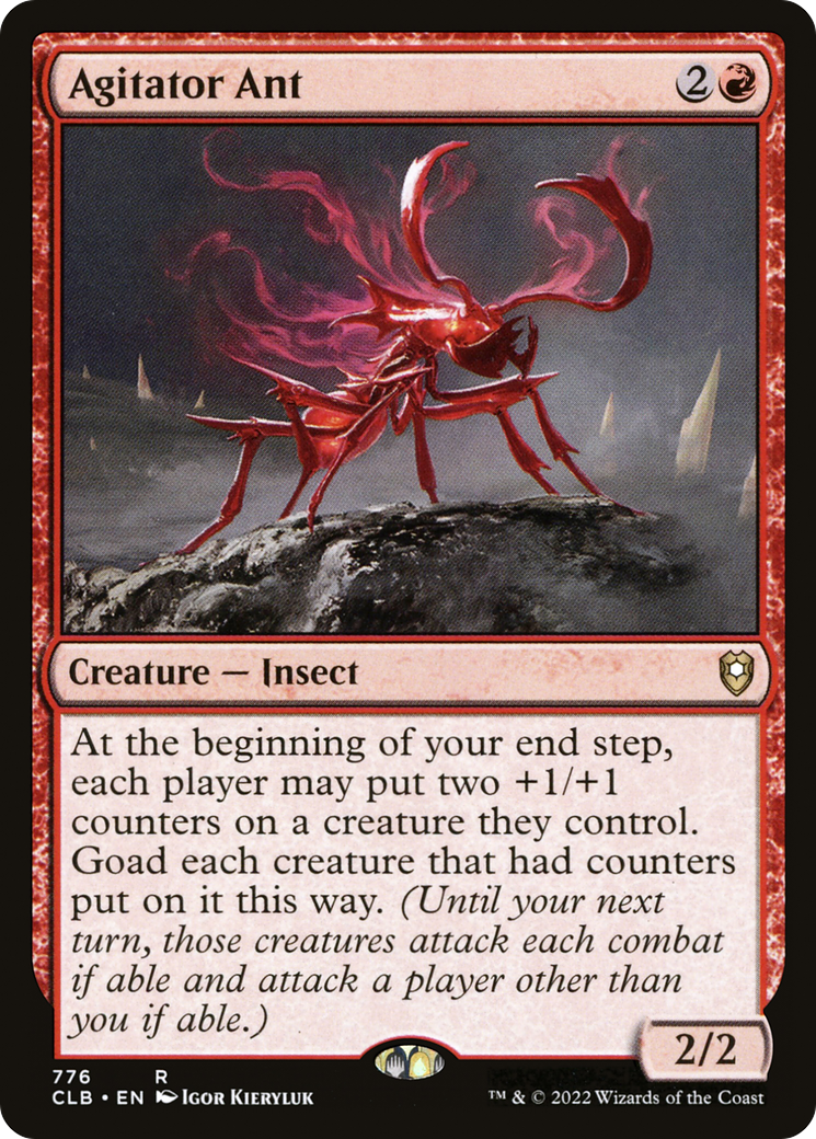 Agitator Ant (CLB-776) [Commander Legends: Battle for Baldur's Gate]