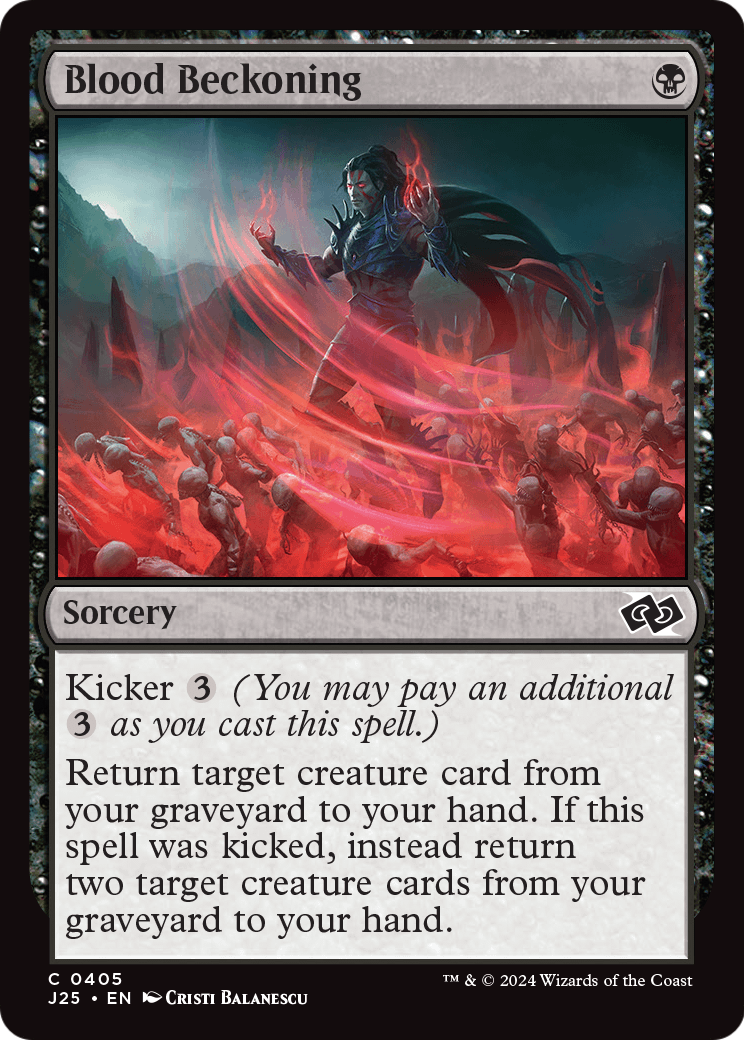 Blood Beckoning (J25-405) [Foundations Jumpstart]