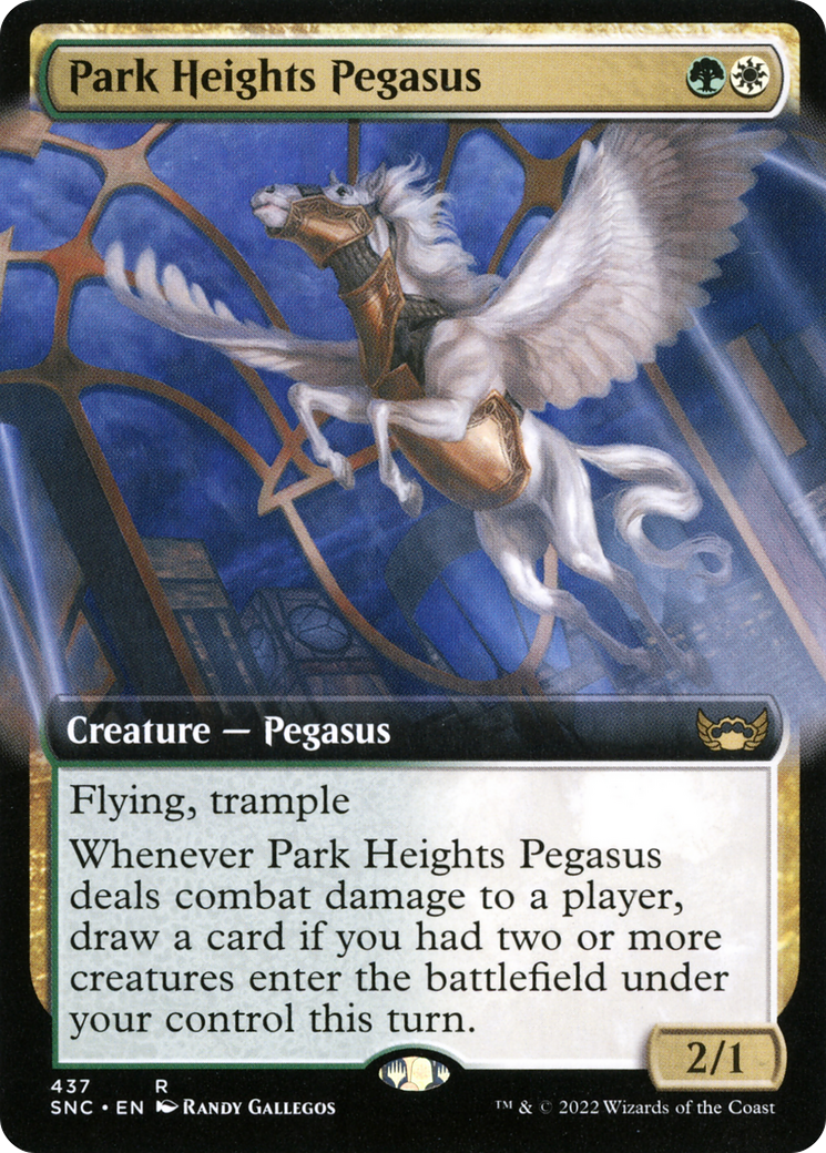 Park Heights Pegasus (Extended Art) (SNC-437) [Streets of New Capenna] Foil