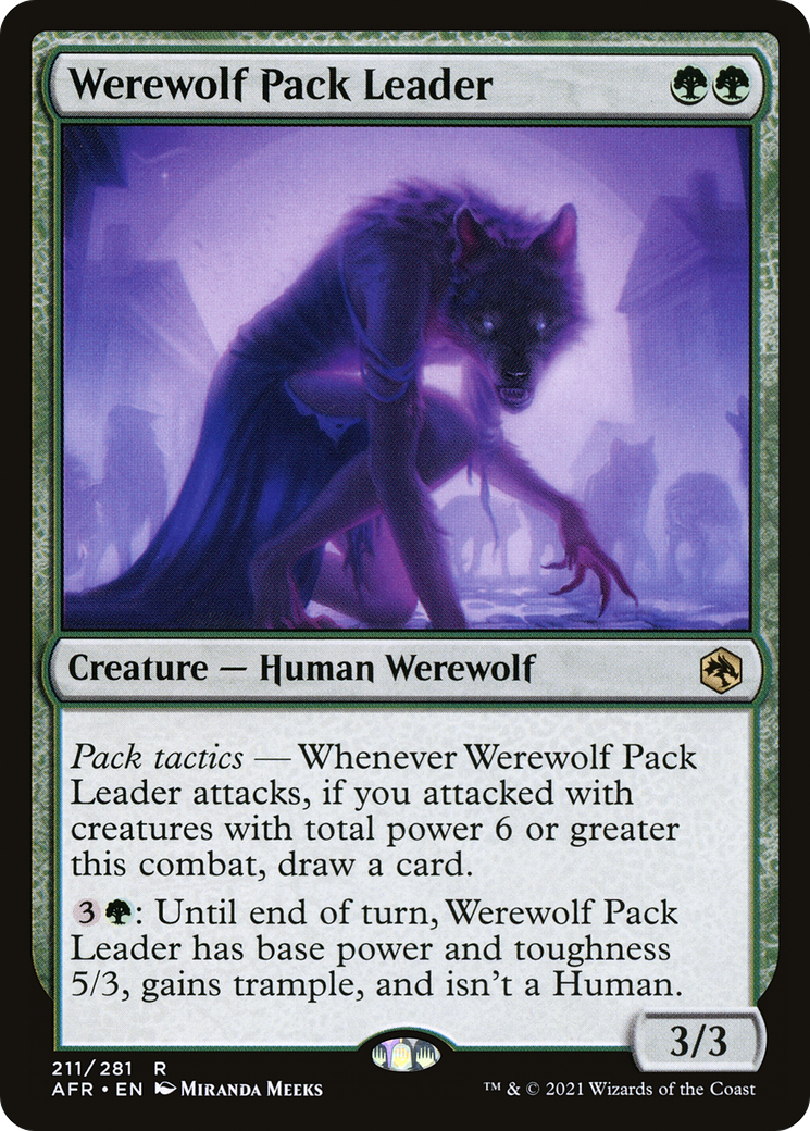 Werewolf Pack Leader (AFR-211) [Adventures in the Forgotten Realms]