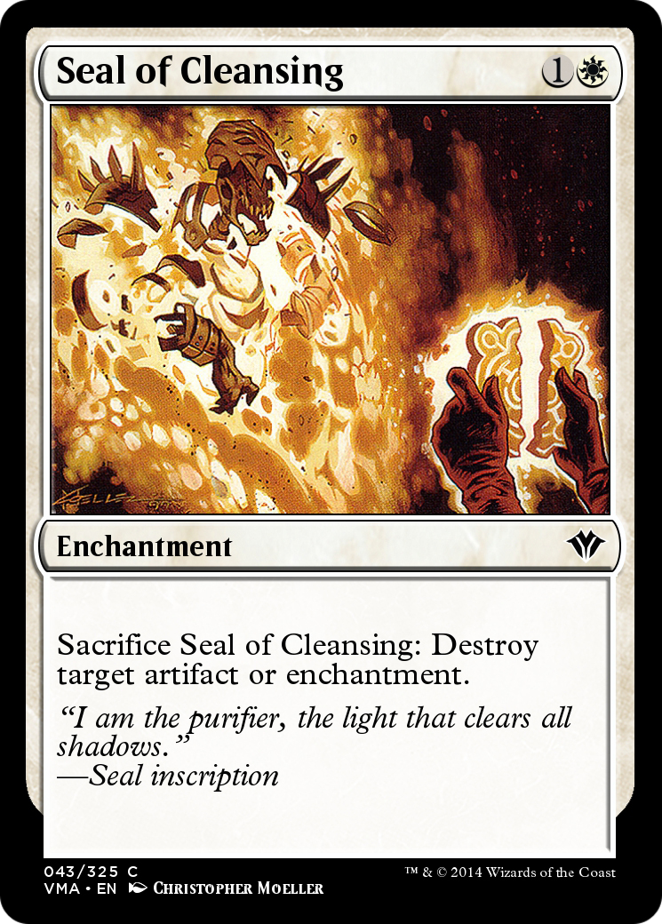 Seal of Cleansing (VMA-043) [Vintage Masters] Foil