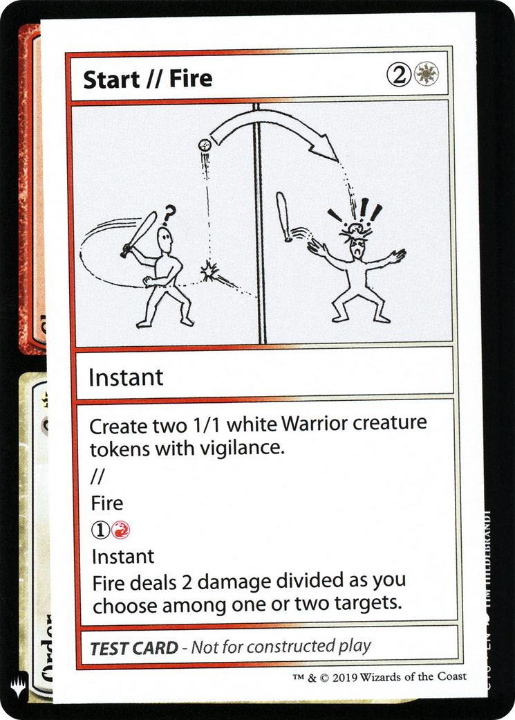 Start // Fire [Mystery Booster Playtest Cards 2019]