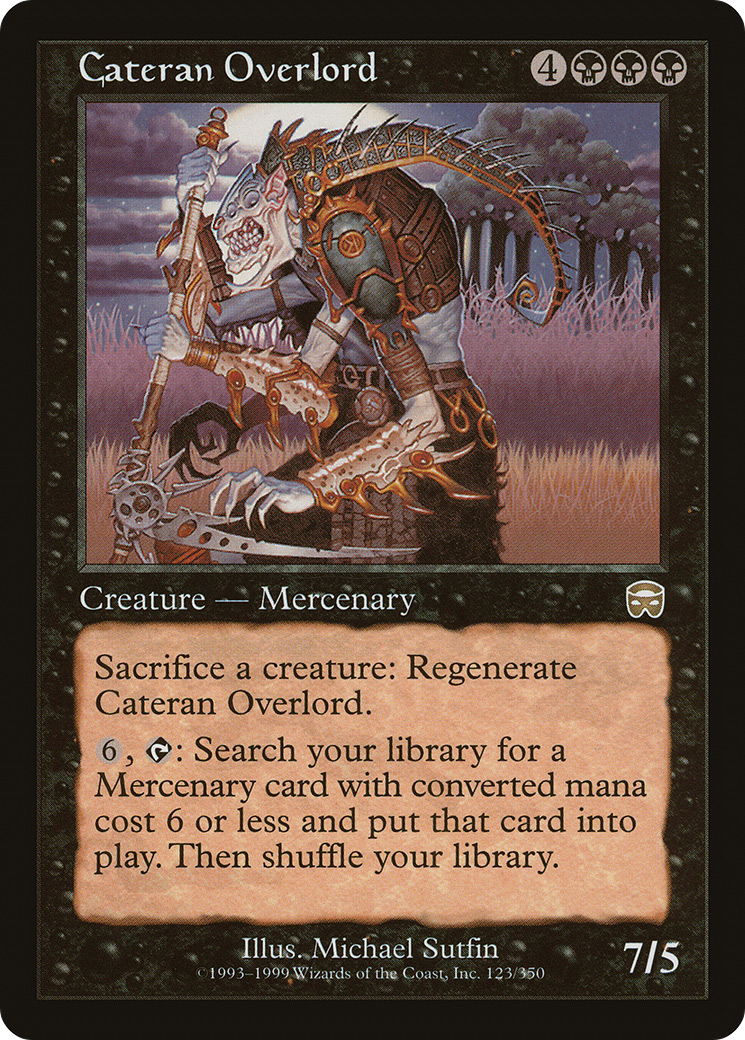 Cateran Overlord (MMQ-123) [Mercadian Masques]