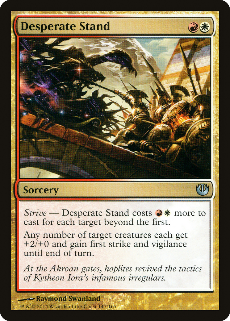 Desperate Stand (JOU-147) [Journey into Nyx] Foil