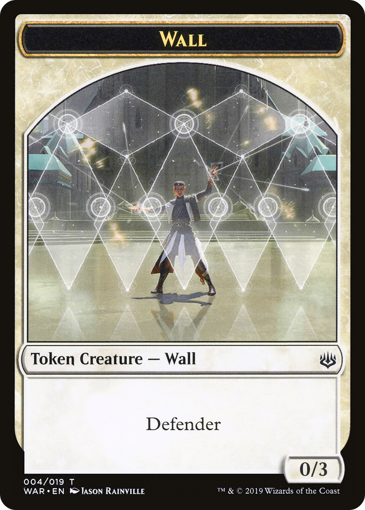Wall Token (WAR-004) [War of the Spark Tokens]