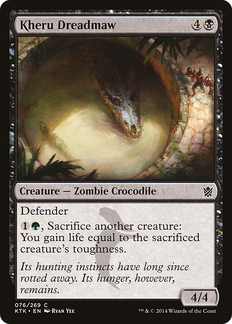 Kheru Dreadmaw (KTK-076) [Khans of Tarkir] Foil