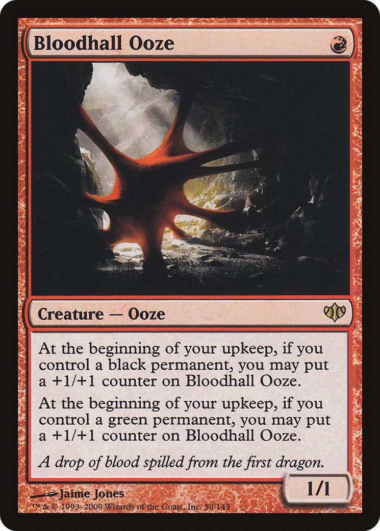 Bloodhall Ooze (CON-050) [Conflux]