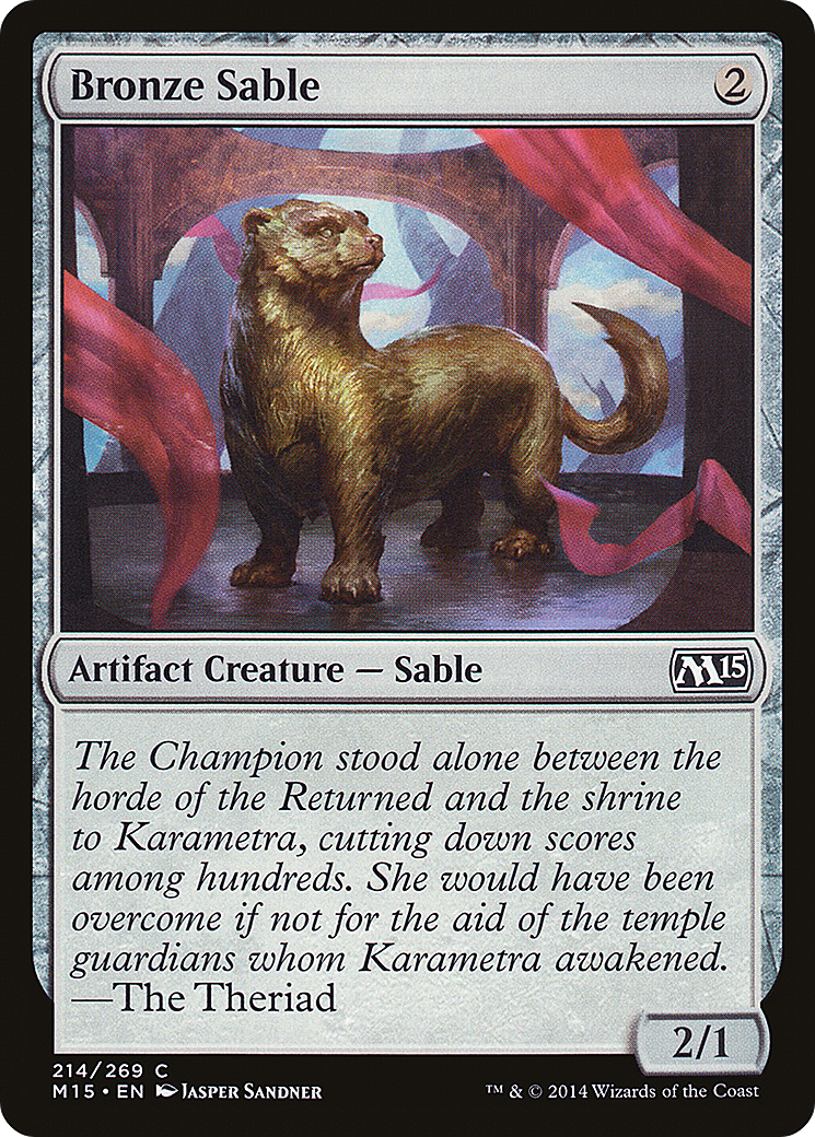 Bronze Sable (M15-214) [Magic 2015] Foil