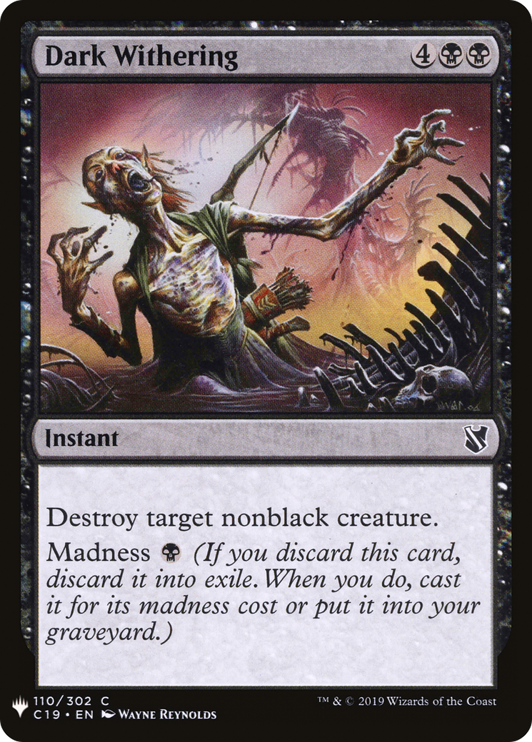 Dark Withering (LIST-C19-110) [The List]
