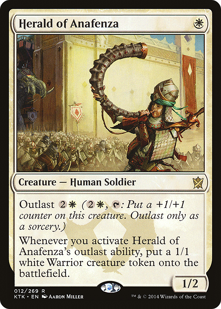 Herald of Anafenza (KTK-012) [Khans of Tarkir] Foil