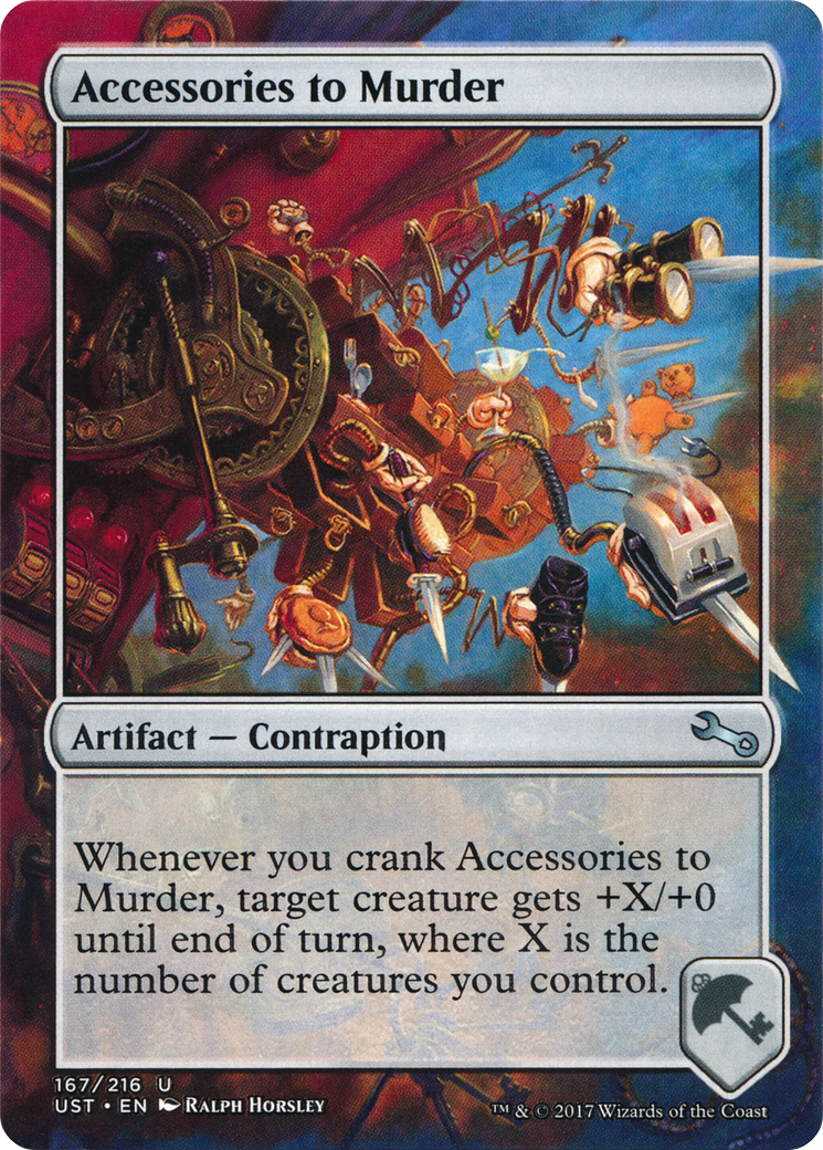 Accessories to Murder (UST-167) (Borderless) [Unstable] Foil