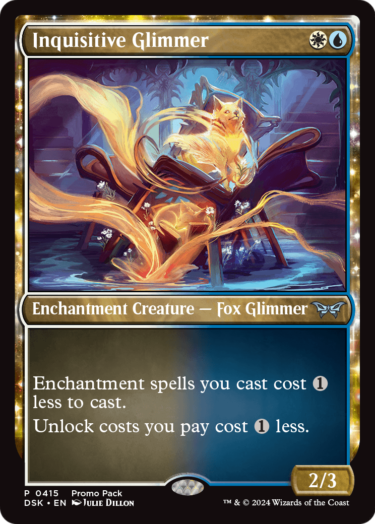 Inquisitive Glimmer (PPDSK-415) [Promo Pack: Duskmourn: House of Horror]