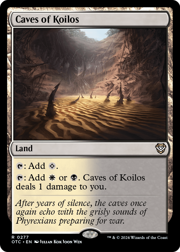Caves of Koilos (OTC-277) [Outlaws of Thunder Junction Commander]