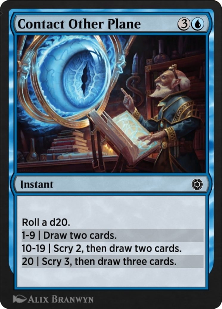 Contact Other Plane (HBG-114) [Alchemy Horizons: Baldur's Gate]