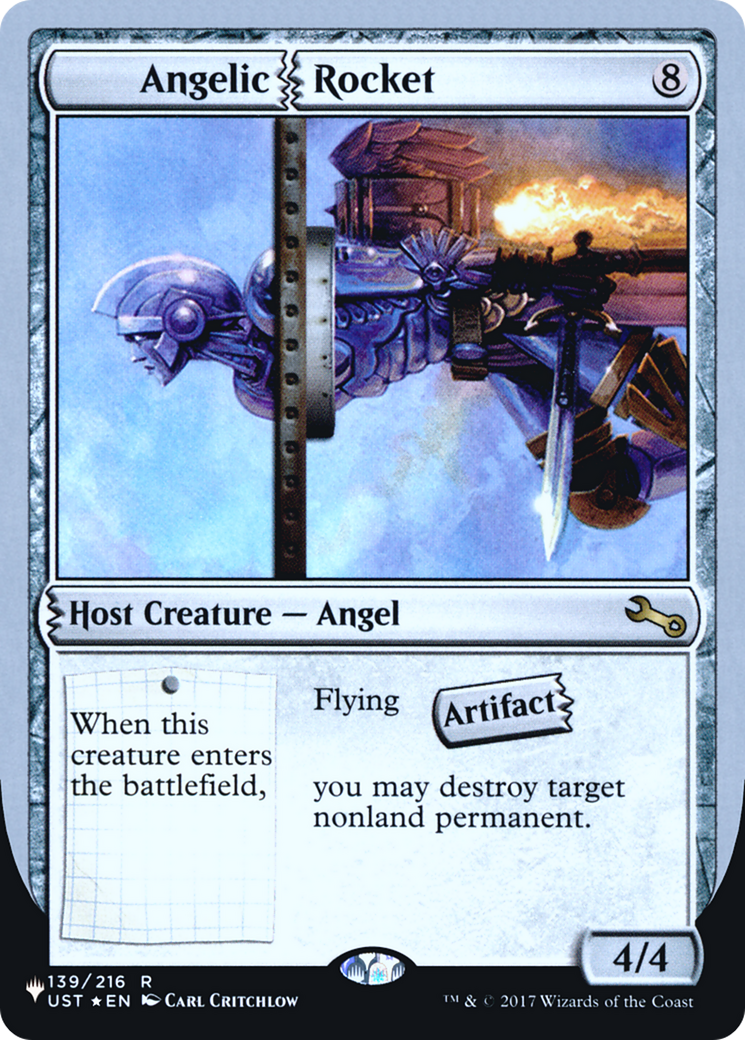 Angelic Rocket (LIST-139/216) [The List (Unfinity Foil Edition)] Foil