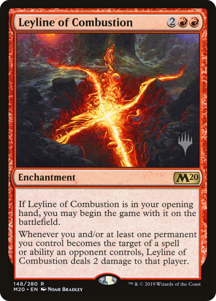Leyline of Combustion (PPM20-148) [Promo Pack: Core Set 2020 Promos] Foil