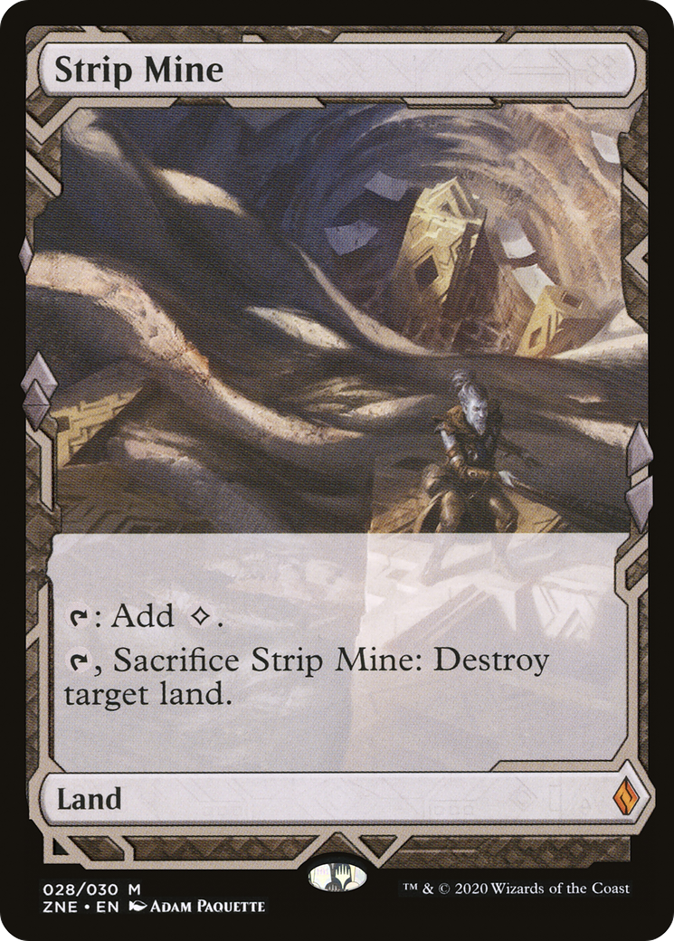 Strip Mine (ZNE-028) [Zendikar Rising Expeditions] Foil
