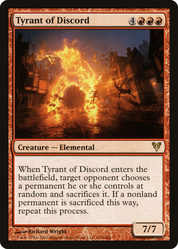 Tyrant of Discord (AVR-162) [Avacyn Restored]