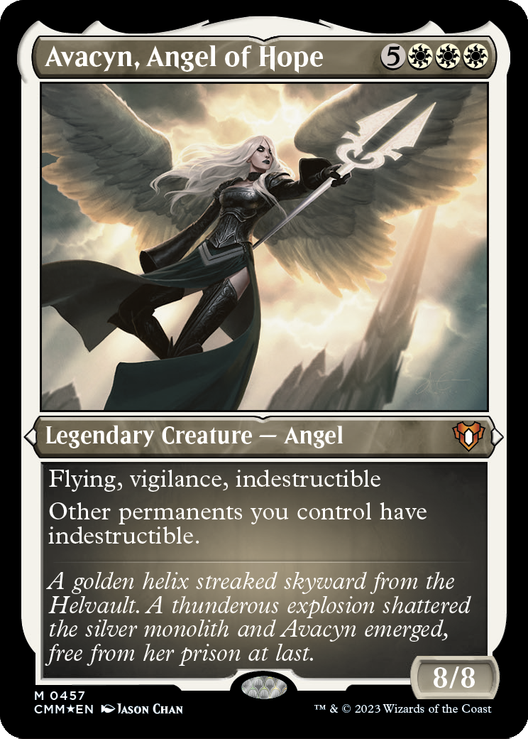 Avacyn, Angel of Hope (Foil Etched) (CMM-457) [Commander Masters] Foil