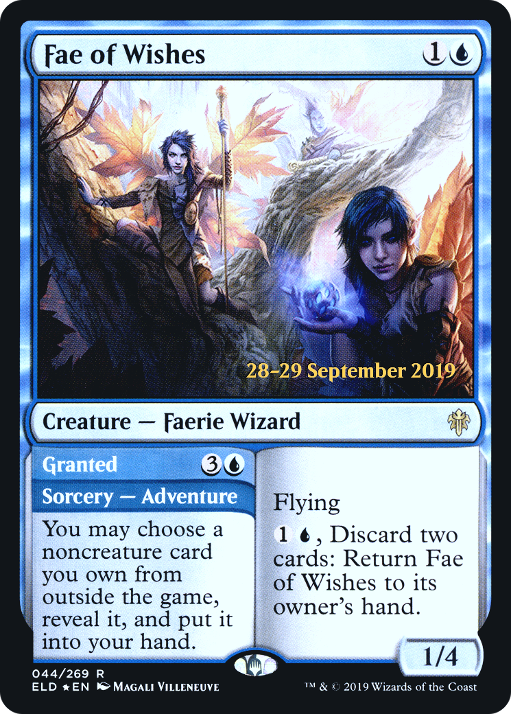 Fae of Wishes (PRE-44S) [Throne of Eldraine Promos] Foil