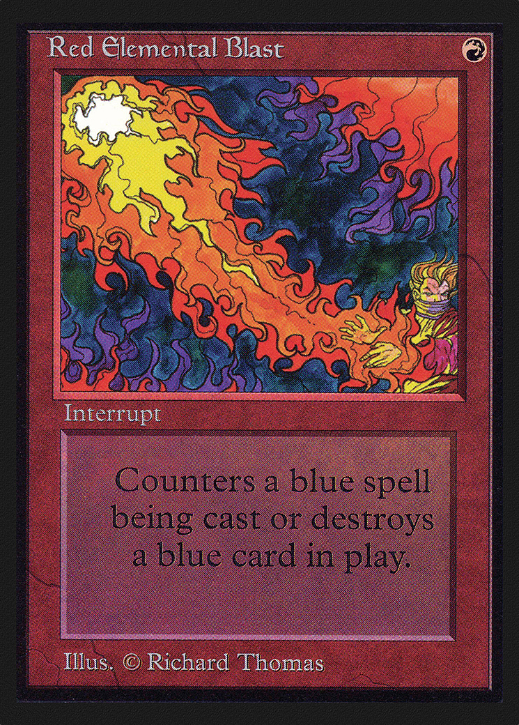 Red Elemental Blast (IE) [Intl. Collectors' Edition]