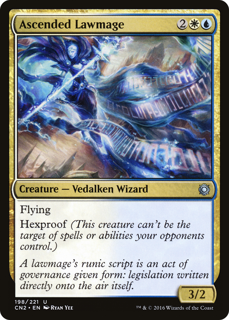 Ascended Lawmage (CN2-198) [Conspiracy: Take the Crown]